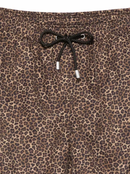 Slip de baie Mc2 Saint Barth cu imagine cu model leopard