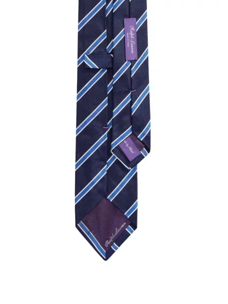 Ριγέ γραβάτα Ralph Lauren Purple Label μπλε