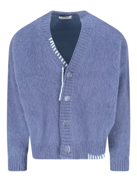 Cardigan Bonsai de mohair albastru