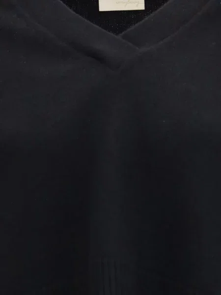 Pulover Verybusy cu decolteu în V negru