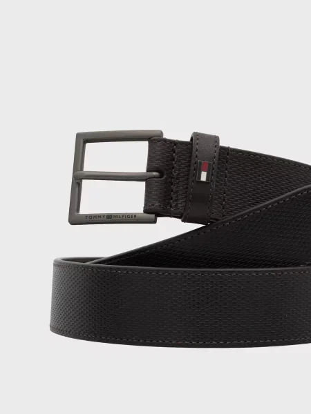 Шкіряний ремінь Tommy Hilfiger коричневий