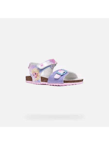 Geox Szandál J Adriel Girl M Lila fehér