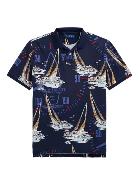 Șapcă Polo Ralph Lauren din fleece cu dungi cu volane albastru