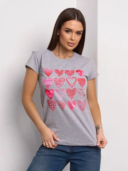 Футболка ISSA Plus сірий