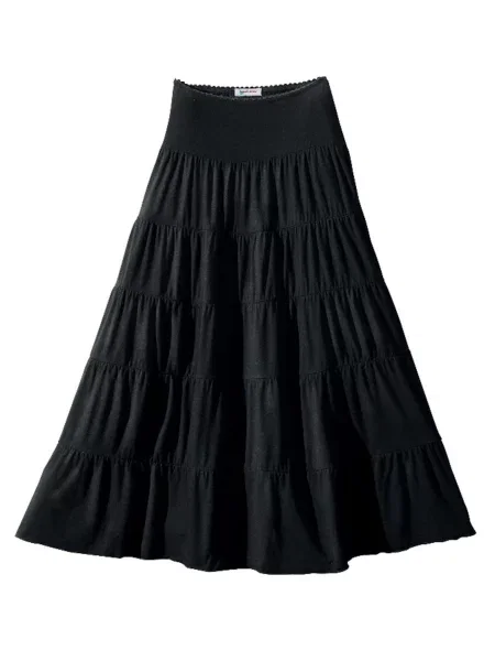 BEACH TIME Fustă negru