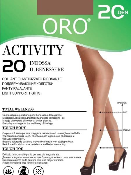 Колготы Oro черные