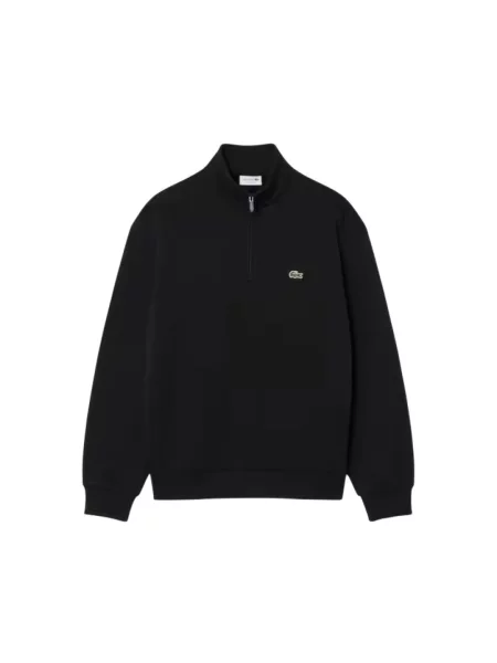 Bluza rozpinana Lacoste czarna