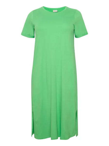 KAFFE CURVE Haljina Caline svijetlozelena