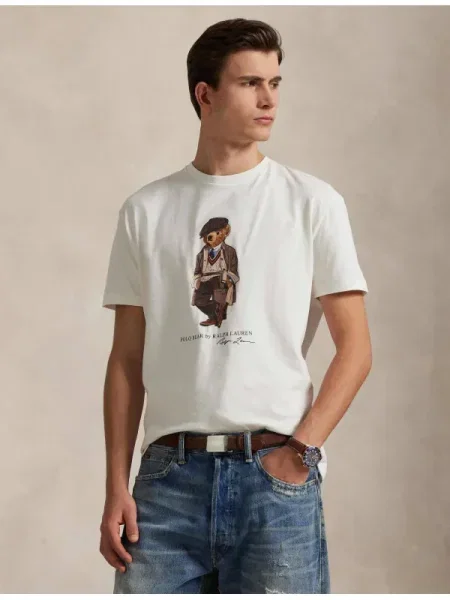 Polo Ralph Lauren tricou din alb