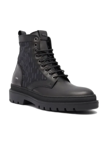 Botine Karl Lagerfeld din piele negru
