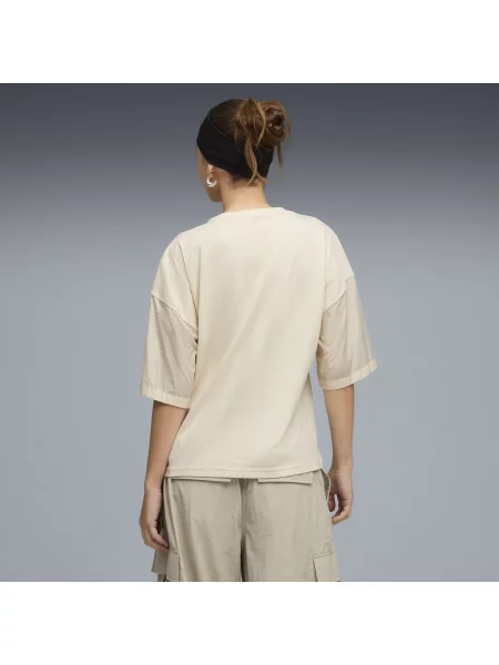 PUMA koszulka oversize HER Odzież S biały
