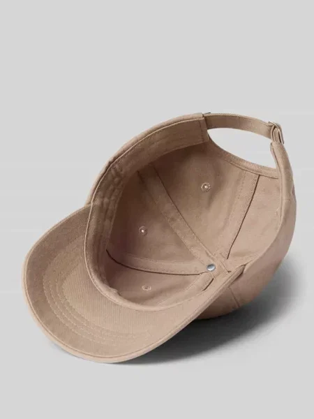 The North Face czapka z daszkiem z bawełną Norm beżowa