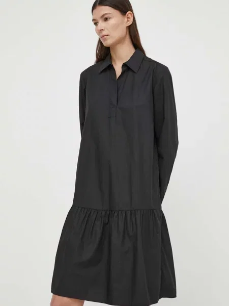 Marc O'Polo sukienka midi oversize czarny