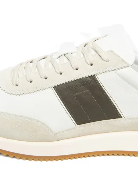 Sneakerși Nero Giardini cu dungi alb