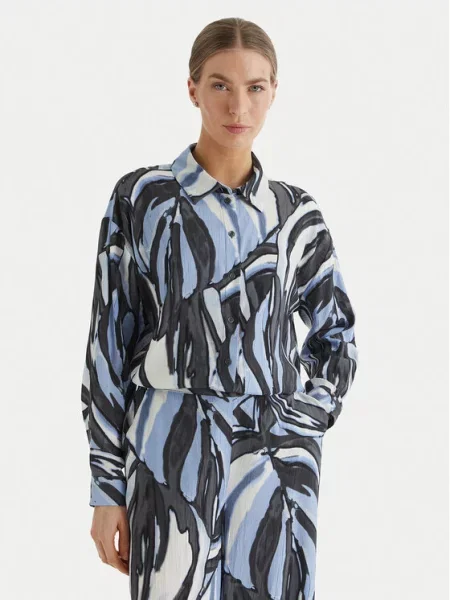 Vero Moda Koszula Vera niebieski