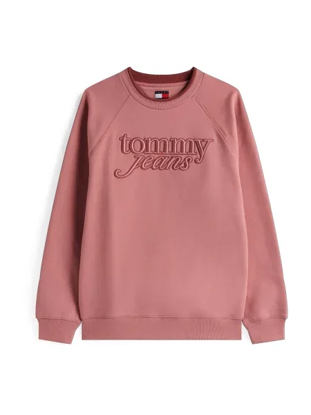 Megztinis Tommy Jeans rožinė