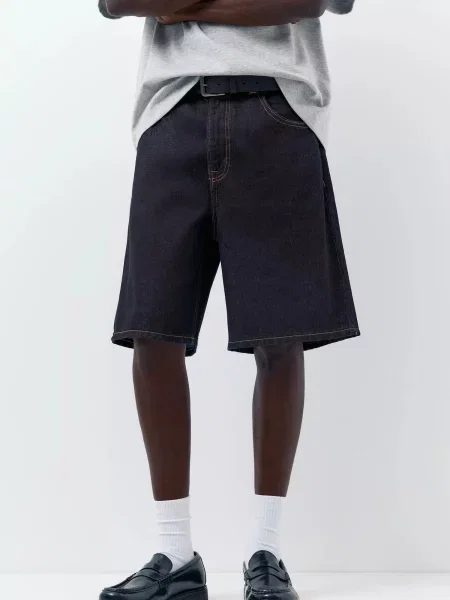 Pull&Bear Jeans marin albastru
