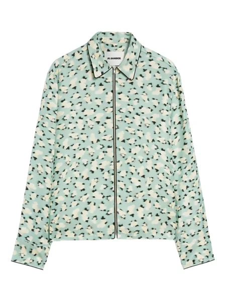 Cămașă Jil Sander cu imagine verde