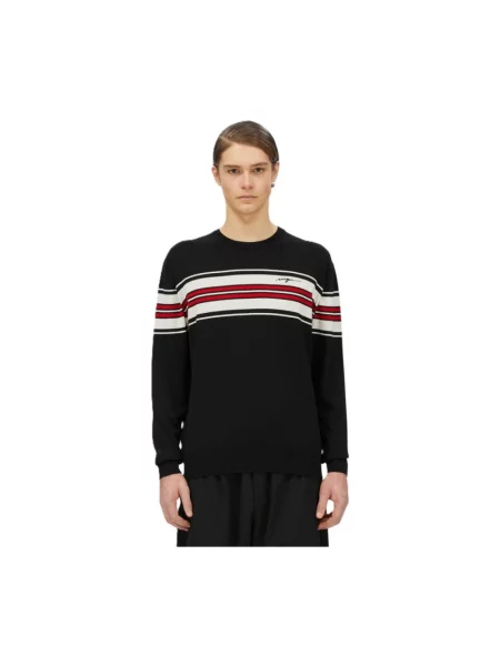 MSGM sweter wełniany czarny