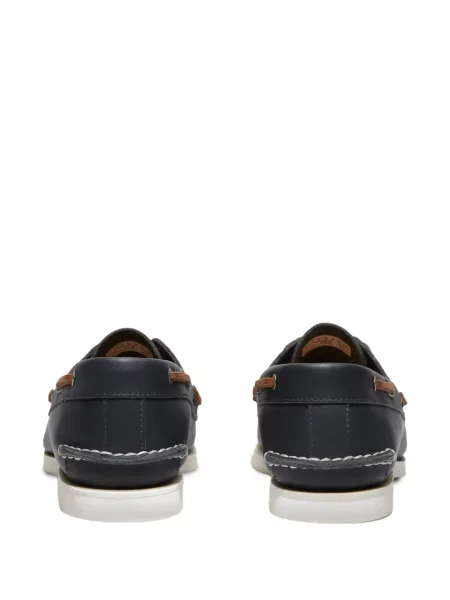 Kožne loaferice Timberland plava