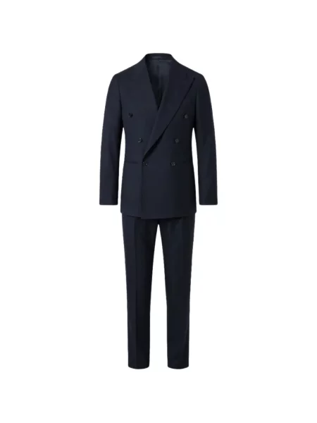 Costum Franzese Collection cu două rânduri de nasturi albastru