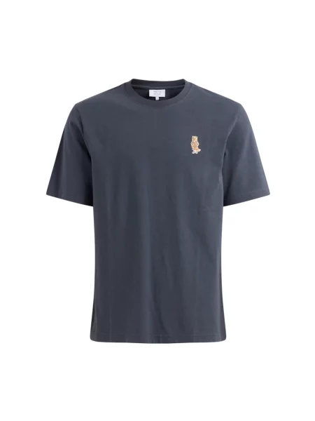 Koszulka Maison Kitsune niebieska