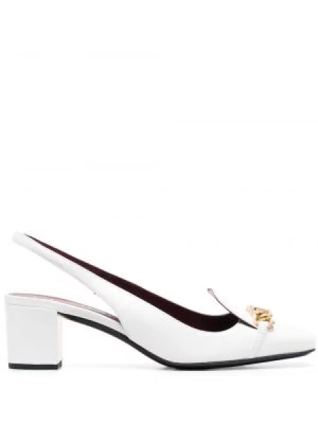 Colier Valentino Garavani slingback alb