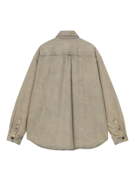 Koszula Carhartt WIP Tigan Shirt Jac Blue/ Leather Garment Dyed L niebieska