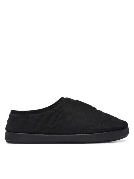 Calvin Klein Пантофи Home Slipper Quilted Rip Emblem черен