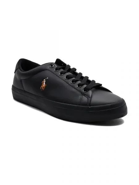 Teniși Polo Ralph Lauren din dantelă negru