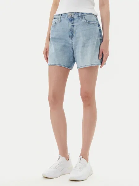Guess Jeans kratke hlače modra
