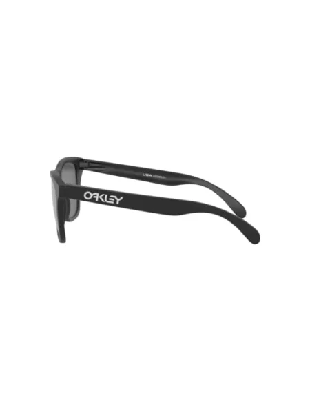 Okulary przeciwsłoneczne Oakley Frogskins matte black/prizm black polarized czarne