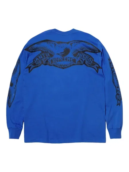 Tricou Supreme lung albastru