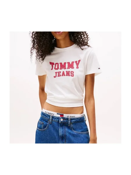 Tricou Tommy Jeans alb