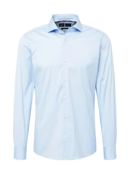BOSS Společenská košile P-Hank světlemodrá