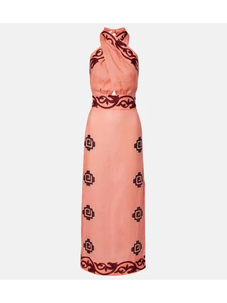 Rochie maxi Johanna Ortiz de in de costum roz