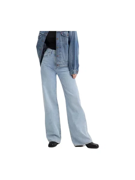 Szerokie jeansy Levi's niebieskie