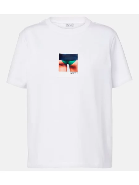 Tricou Loewe cu imagine alb