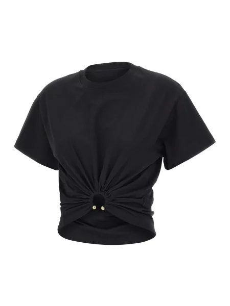 Koszulka Paco Rabanne klasyczna czarna