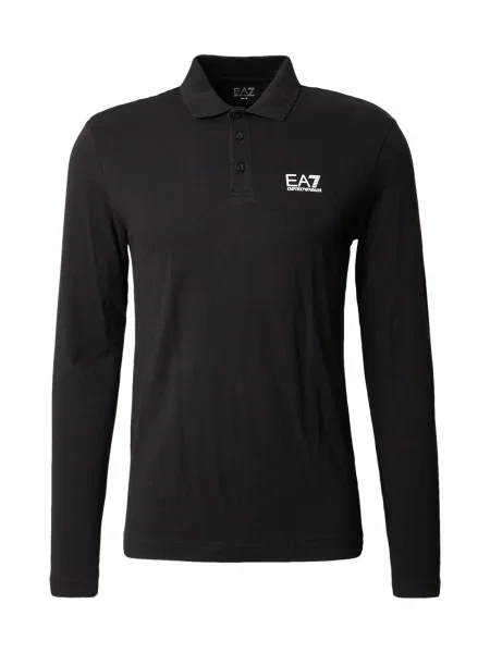 Emporio Armani Polokošeľa PJVQZ Čierna biela