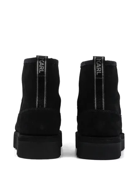 Botine Karl Lagerfeld cu imagine negru