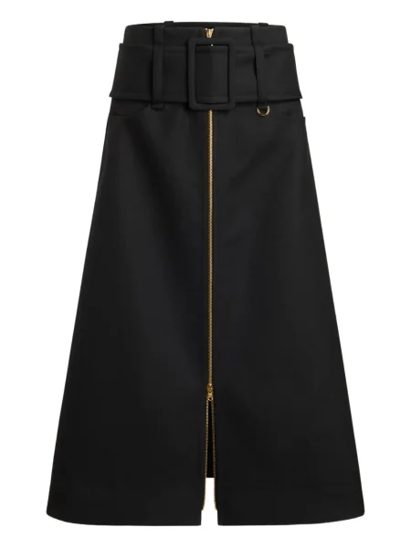 Spódnica midi Patou do kolan czarna