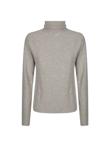 Sweter Antonelli Firenze wełniany beżowy