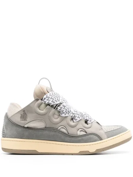 Sneakerși Lanvin din piele gri
