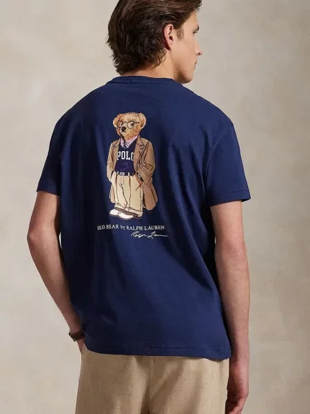 Tričko Polo Ralph Lauren Short Sleeve tmavomodrá