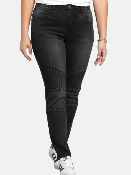 SHEEGO Jeans denim negru