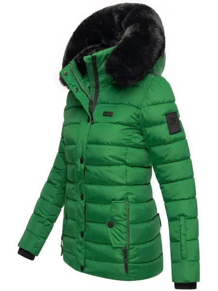 NAVAHOO Geacă de iarnă verde iarbă negru