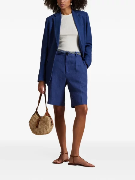 Scurt cămașă Polo Ralph Lauren cu cordon tricotate albastru