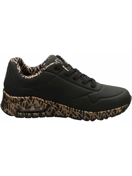Sneakersy Skechers w miejskim stylu czarne