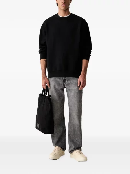 Blugi cu picior larg Levi's® din piele cu cordon cu talie înaltă albastru